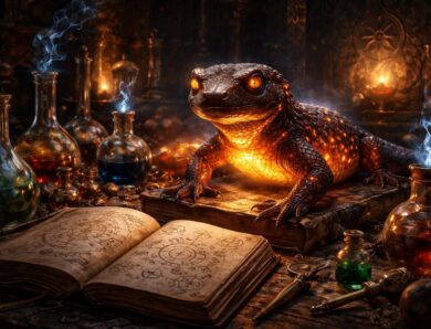 Les mystères de la salamandre symbolique révélés par l&rsquo;alchimie