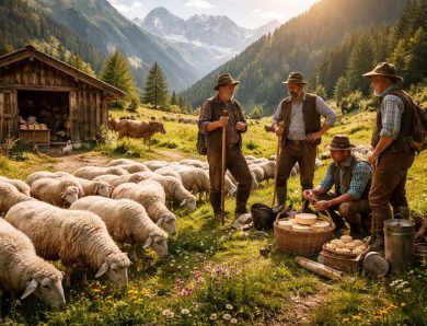 Les secrets de la vie d&rsquo;estive de bergers à la ferme récréative des animaux révélés