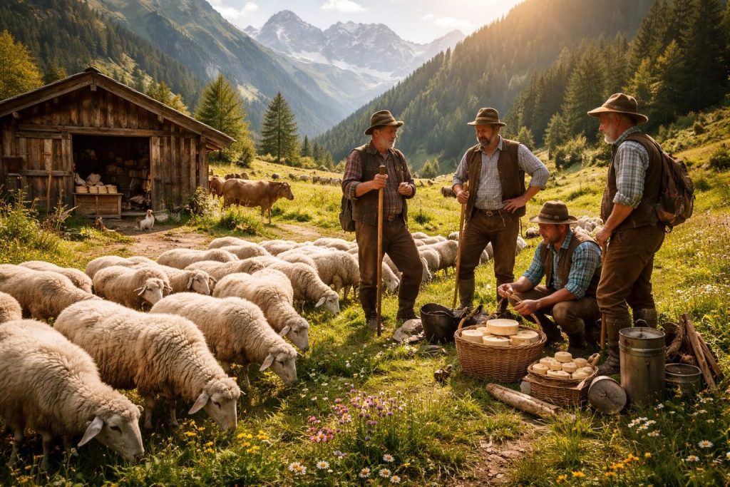 découvrez les secrets fascinants de la vie d'estive des bergers à la ferme récréative des animaux, entre traditions, nature et rencontres authentiques.
